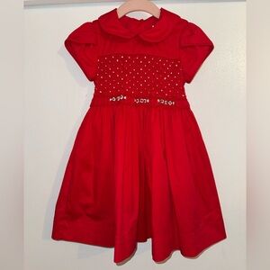 Like new. Charming Red Kids Dress. Used once for short amount of time.